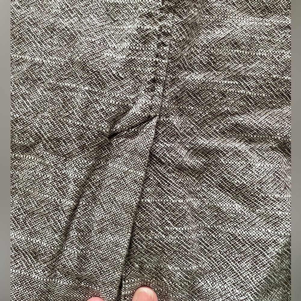 Merona Linen Blend Pencil Skirt size 16 marled brown - Picture 3 of 8